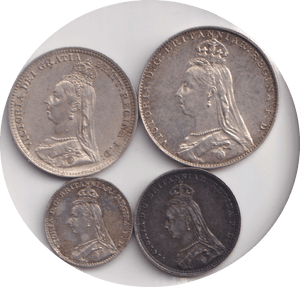 1892 MAUNDY SET VICTORIA - Maundy Set - Cambridgeshire Coins