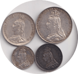 1892 MAUNDY SET VICTORIA - Maundy Set - Cambridgeshire Coins