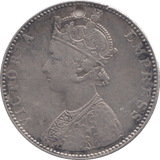 1892 SILVER 1 RUPEE INDIA - SILVER WORLD COINS - Cambridgeshire Coins