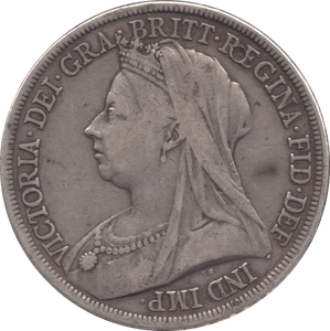 1893 CROWN ( FINE ) LVI - CROWN - Cambridgeshire Coins