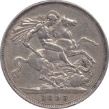 1893 CROWN ( GVF ) - CROWN - Cambridgeshire Coins