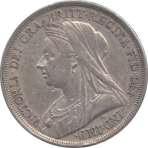 1893 CROWN ( GVF ) - CROWN - Cambridgeshire Coins