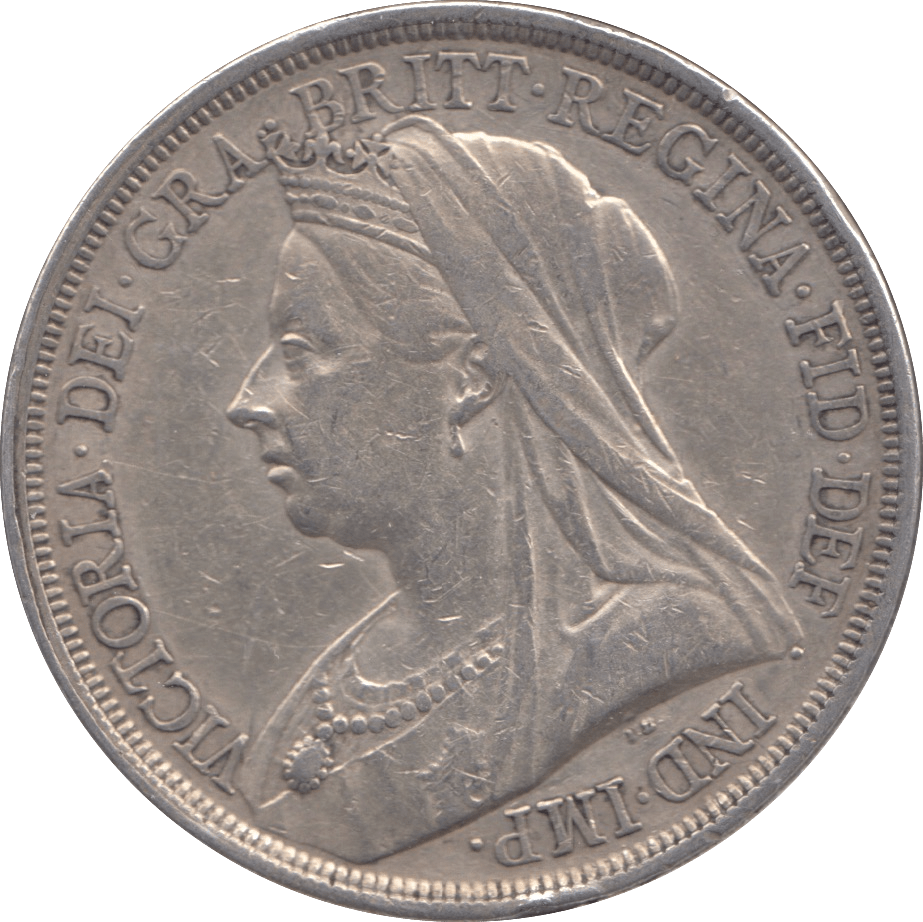 1893 CROWN ( GVF ) - CROWN - Cambridgeshire Coins