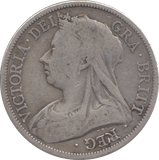 1893 HALFCROWN ( FINE ) - Halfcrown - Cambridgeshire Coins