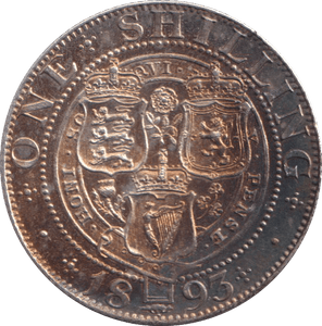 1893 SHILLING ( UNC ) - SHILLING - Cambridgeshire Coins