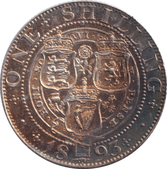 1893 SHILLING ( UNC ) - SHILLING - Cambridgeshire Coins