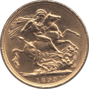 1893 SOVEREIGN ( UNC ) - Sovereign - Cambridgeshire Coins