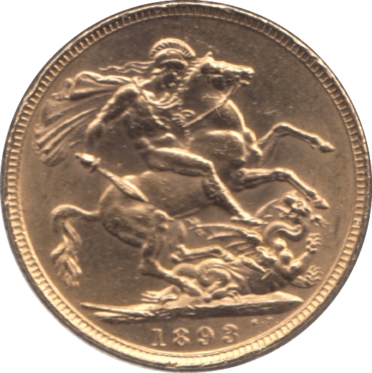 1893 SOVEREIGN ( UNC ) - Sovereign - Cambridgeshire Coins