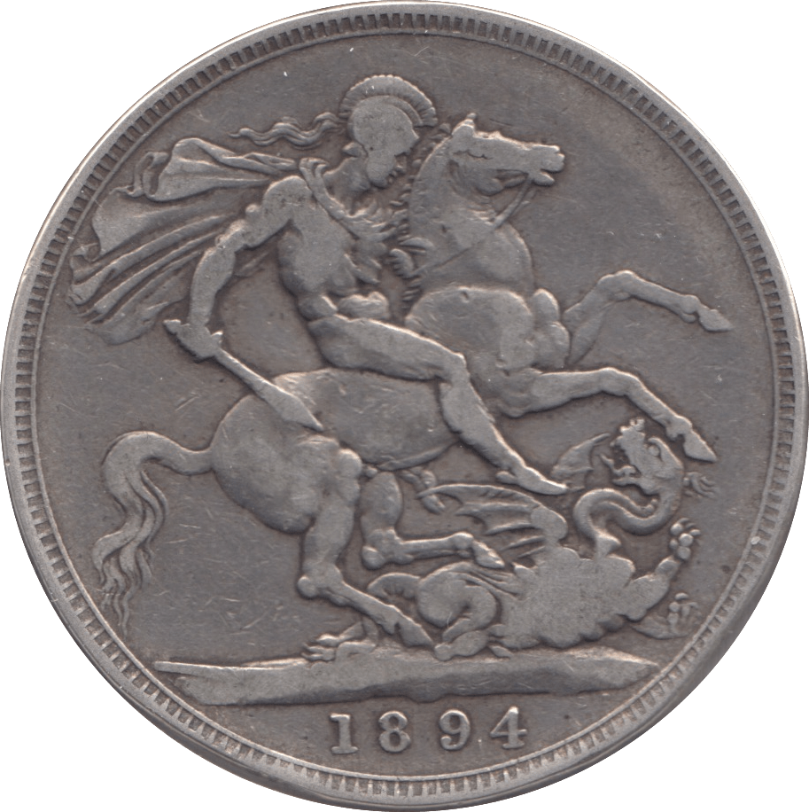 1894 CROWN ( FINE ) - CROWN - Cambridgeshire Coins