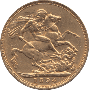 1894 GOLD SOVEREIGN ( EF ) - SOVEREIGN - Cambridgeshire Coins