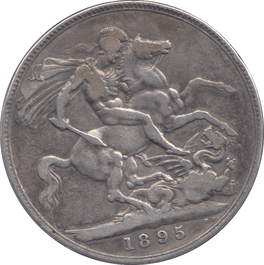 1895 CROWN ( FINE ) - CROWN - Cambridgeshire Coins