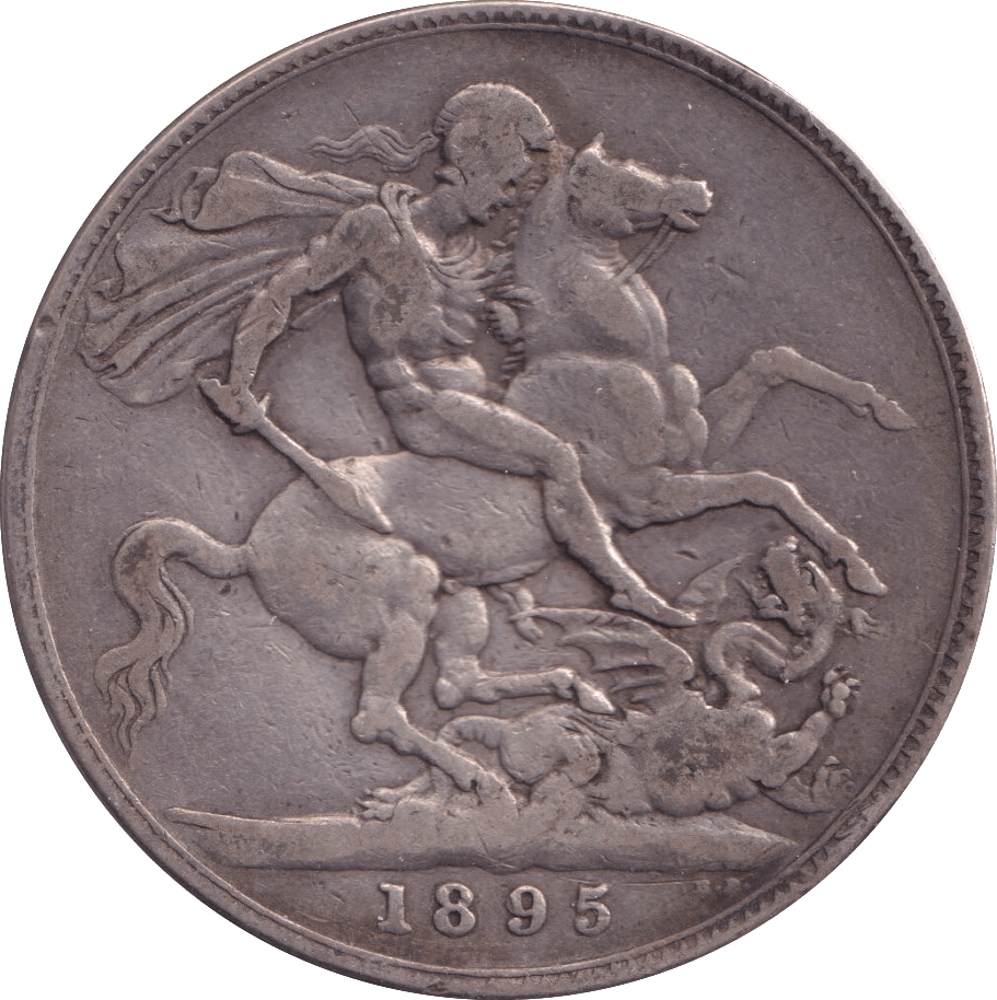 1895 CROWN ( FINE ) Crown Cambridgeshire Coins – Cambridgeshire Coins