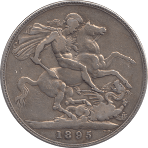 1895 CROWN ( GF ) LIX - CROWN - Cambridgeshire Coins