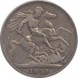 1895 CROWN ( GF ) LIX - CROWN - Cambridgeshire Coins