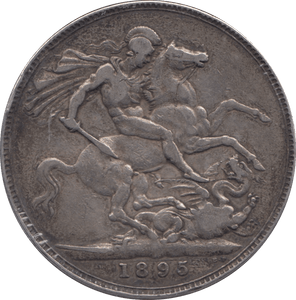 1895 CROWN ( GF ) LIX - CROWN - Cambridgeshire Coins