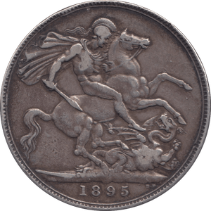 1895 CROWN ( VF ) - CROWN - Cambridgeshire Coins