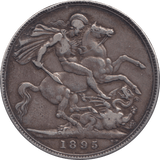 1895 CROWN ( VF ) - CROWN - Cambridgeshire Coins