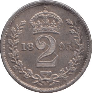 1895 MAUNDY TWOPENCE ( UNC ) - MAUNDY TWOPENCE - Cambridgeshire Coins