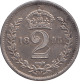 1895 MAUNDY TWOPENCE ( UNC ) - MAUNDY TWOPENCE - Cambridgeshire Coins