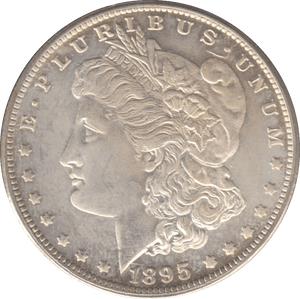 1895 MORGAN DOLLAR USA PHILADELPHIA MINT - WORLD COINS - Cambridgeshire Coins