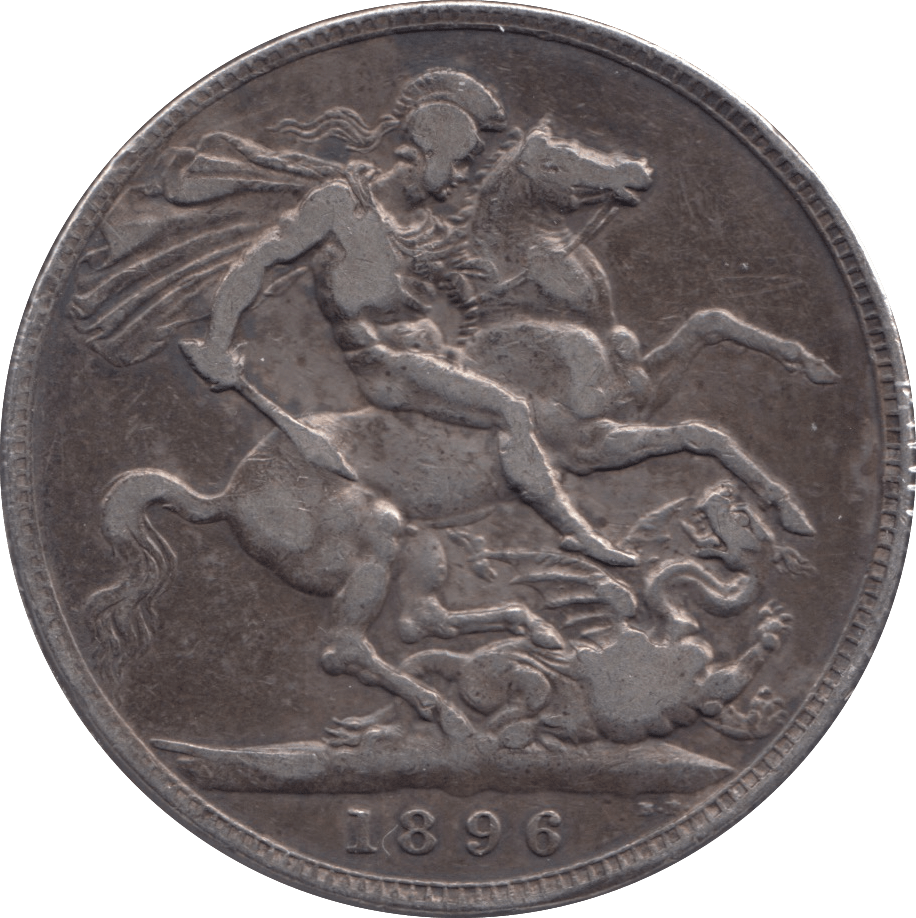 1896 CROWN ( GF ) LX - CROWN - Cambridgeshire Coins