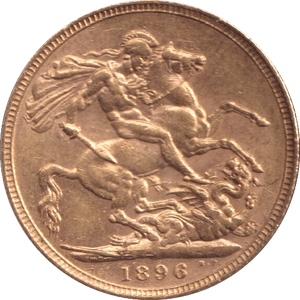 1896 GOLD SOVEREIGN ( EF ) - SOVEREIGN - Cambridgeshire Coins