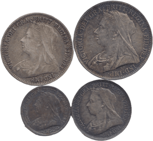 1896 MAUNDY SET VICTORIA - Maundy Set - Cambridgeshire Coins