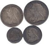 1896 MAUNDY SET VICTORIA - Maundy Set - Cambridgeshire Coins