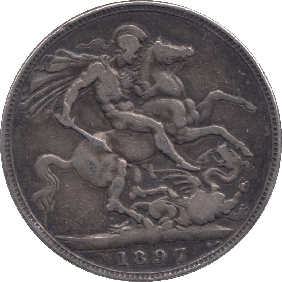 1897 CROWN ( GF ) LXI - Crown - Cambridgeshire Coins