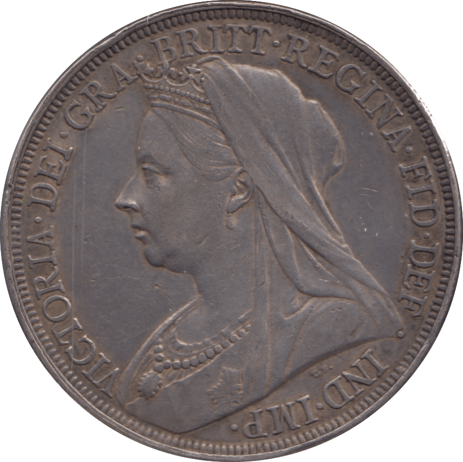 1897 CROWN ( GVF ) LXI - CROWN - Cambridgeshire Coins