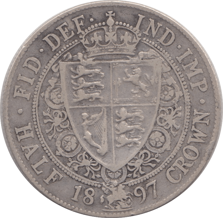 1897 HALFCROWN ( GF ) - HALFCROWN - Cambridgeshire Coins