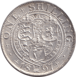 1897 SHILLING ( UNC ) - SHILLING - Cambridgeshire Coins