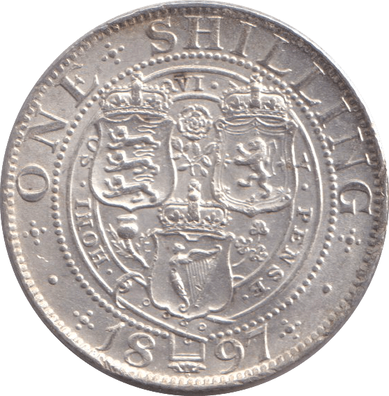 1897 SHILLING ( UNC ) - SHILLING - Cambridgeshire Coins