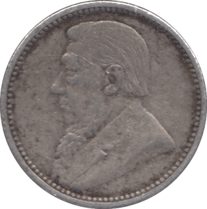 1897 SILVER SIXPENCE SOUTH AFRICA - SILVER WORLD COINS - Cambridgeshire Coins
