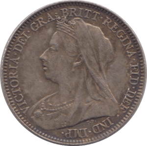 1897 SIXPENCE ( GVF ) - SIXPENCE - Cambridgeshire Coins