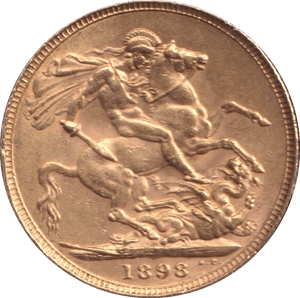 1898 GOLD SOVEREIGN ( EF ) - SOVEREIGN - Cambridgeshire Coins