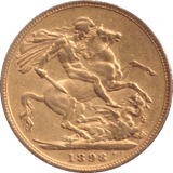 1898 GOLD SOVEREIGN ( GVF ) - SOVEREIGN - Cambridgeshire Coins