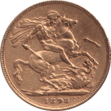 1898 GOLD SOVEREIGN ( VF ) - SOVEREIGN - Cambridgeshire Coins