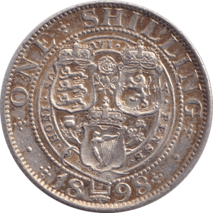 1898 SHILLING ( AUNC ) - SHILLING - Cambridgeshire Coins