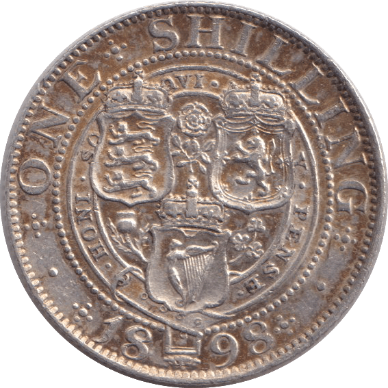 1898 SHILLING ( AUNC ) - SHILLING - Cambridgeshire Coins