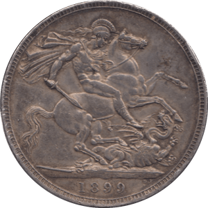 1899 CROWN ( GVF ) LXIII - CROWN - Cambridgeshire Coins