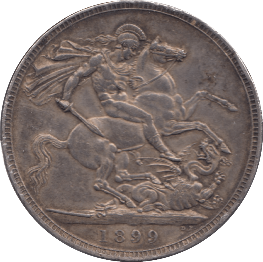 1899 CROWN ( GVF ) LXIII - CROWN - Cambridgeshire Coins