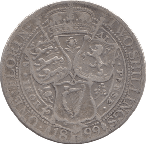 1899 FLORIN ( FINE ) * - FLORIN - Cambridgeshire Coins