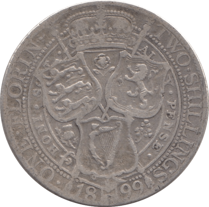 1899 FLORIN ( FINE ) * - FLORIN - Cambridgeshire Coins