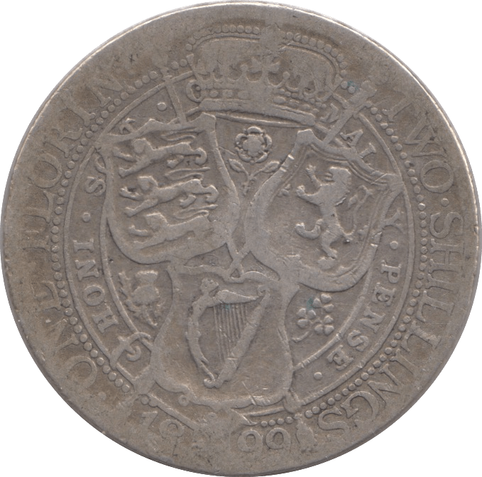 1899 FLORIN ( NF ) - FLORIN - Cambridgeshire Coins