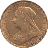 1899 GOLD SOVEREIGN ( AUNC ) MELBOURNE MINT - Sovereign - Cambridgeshire Coins