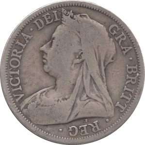 1899 HALFCROWN ( FINE ) - Halfcrown - Cambridgeshire Coins