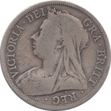 1899 HALFCROWN ( FINE ) - Halfcrown - Cambridgeshire Coins