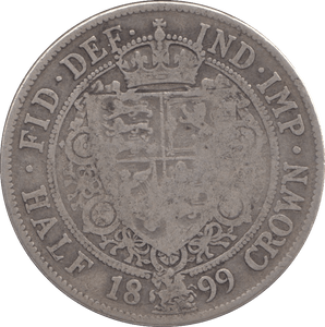 1899 HALFCROWN ( FINE ) - Halfcrown - Cambridgeshire Coins