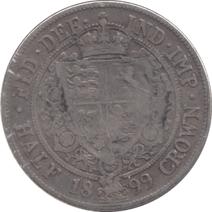 1899 HALFCROWN ( NF ) - Halfcrown - Cambridgeshire Coins